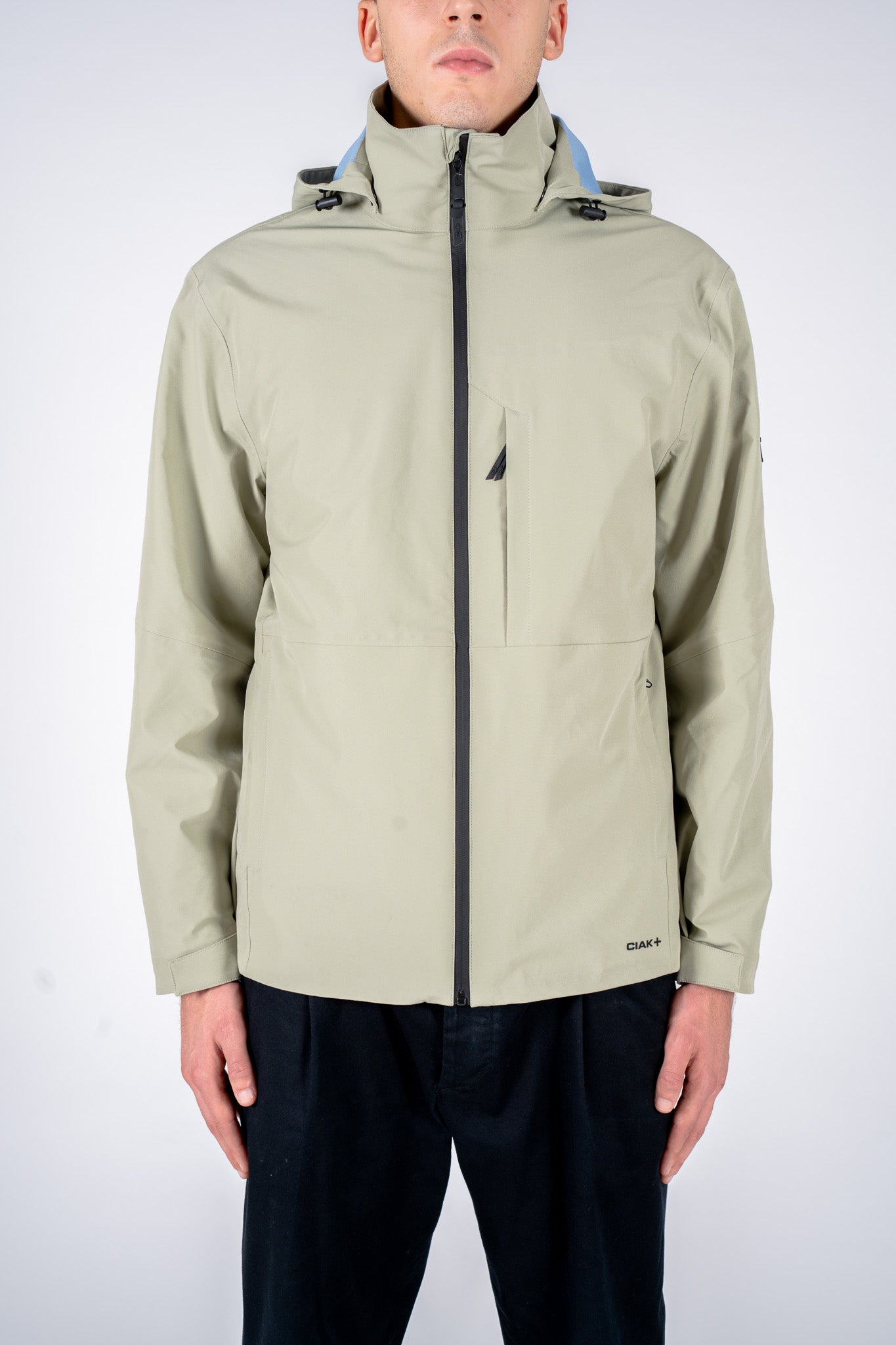 Giacca tecnica grigio chiaro