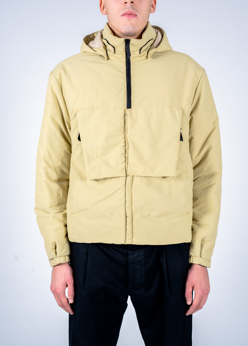 Giacca imbottita beige chiaro