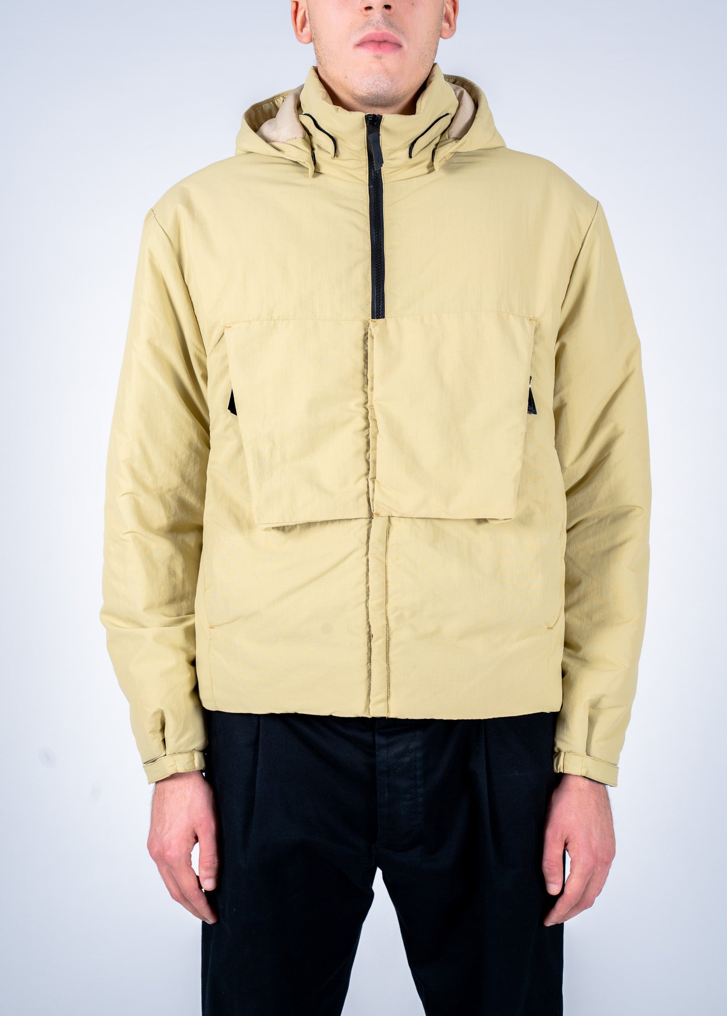 Giacca imbottita beige chiaro