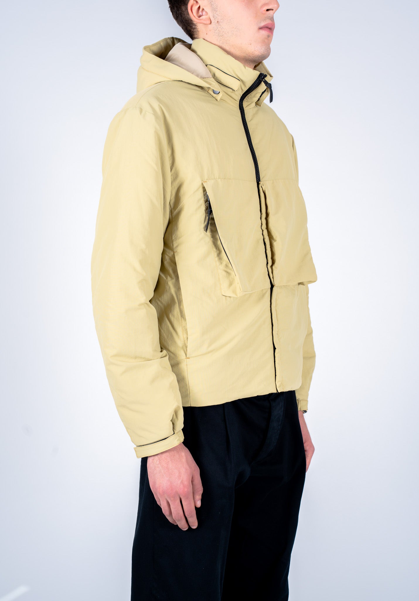 Giacca imbottita beige chiaro