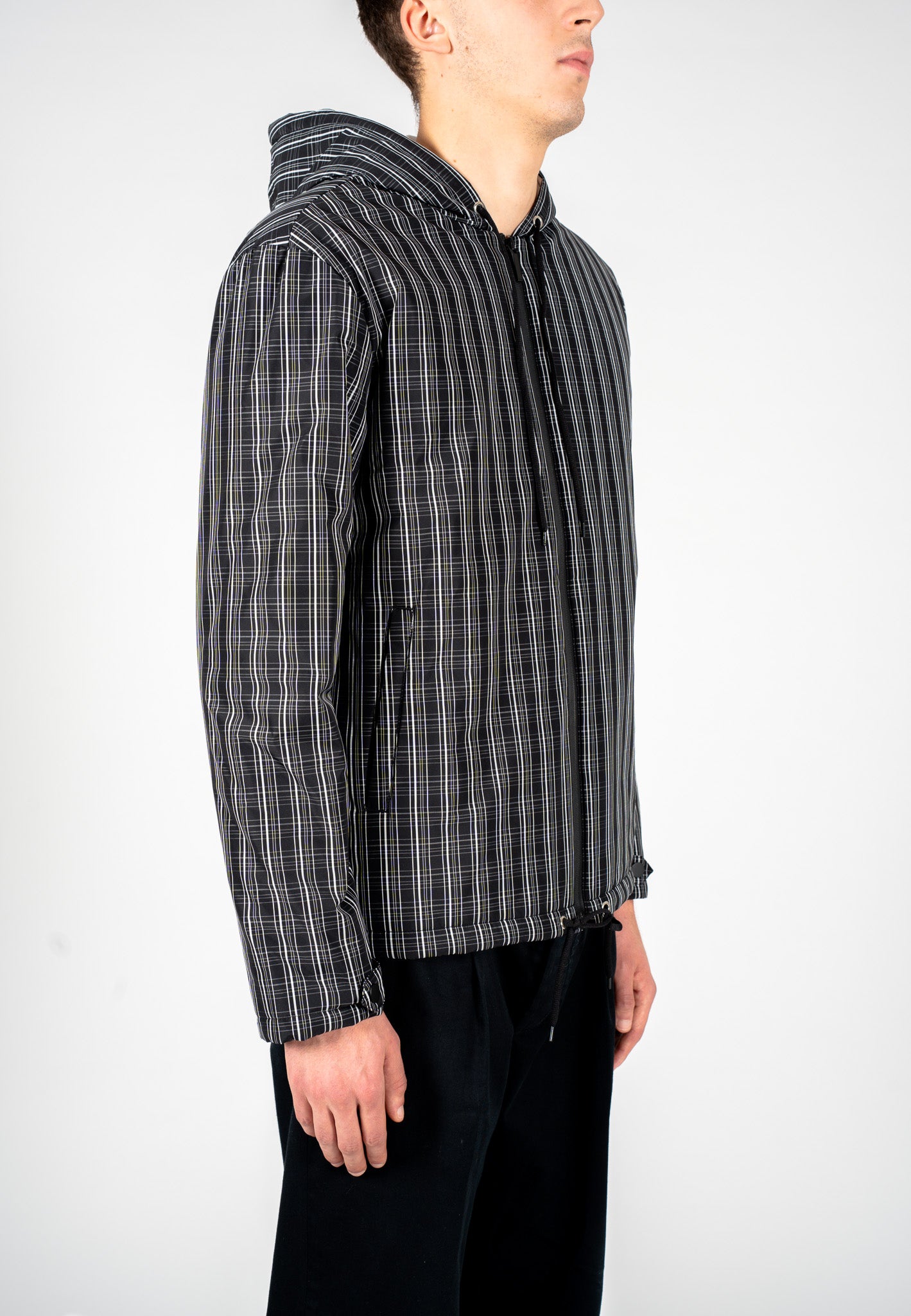 Giacca leggera con motivo gessato