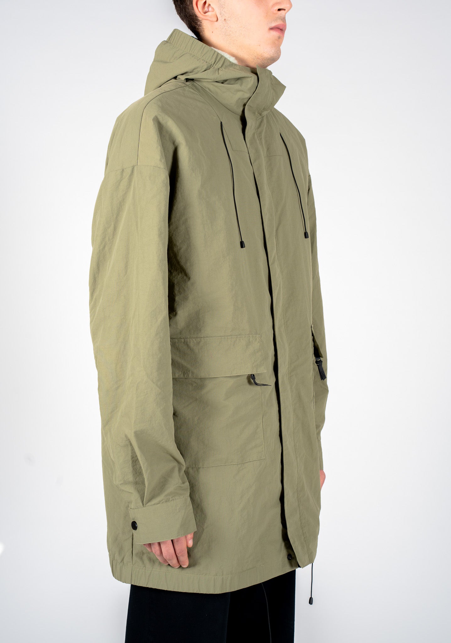 Parka tecnico verde militare