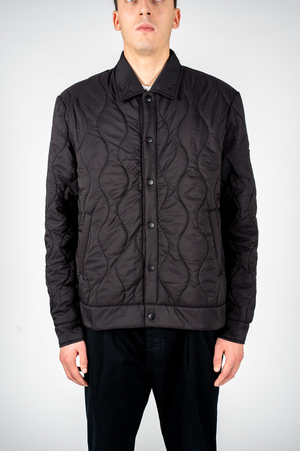 Giacca trapuntata nera