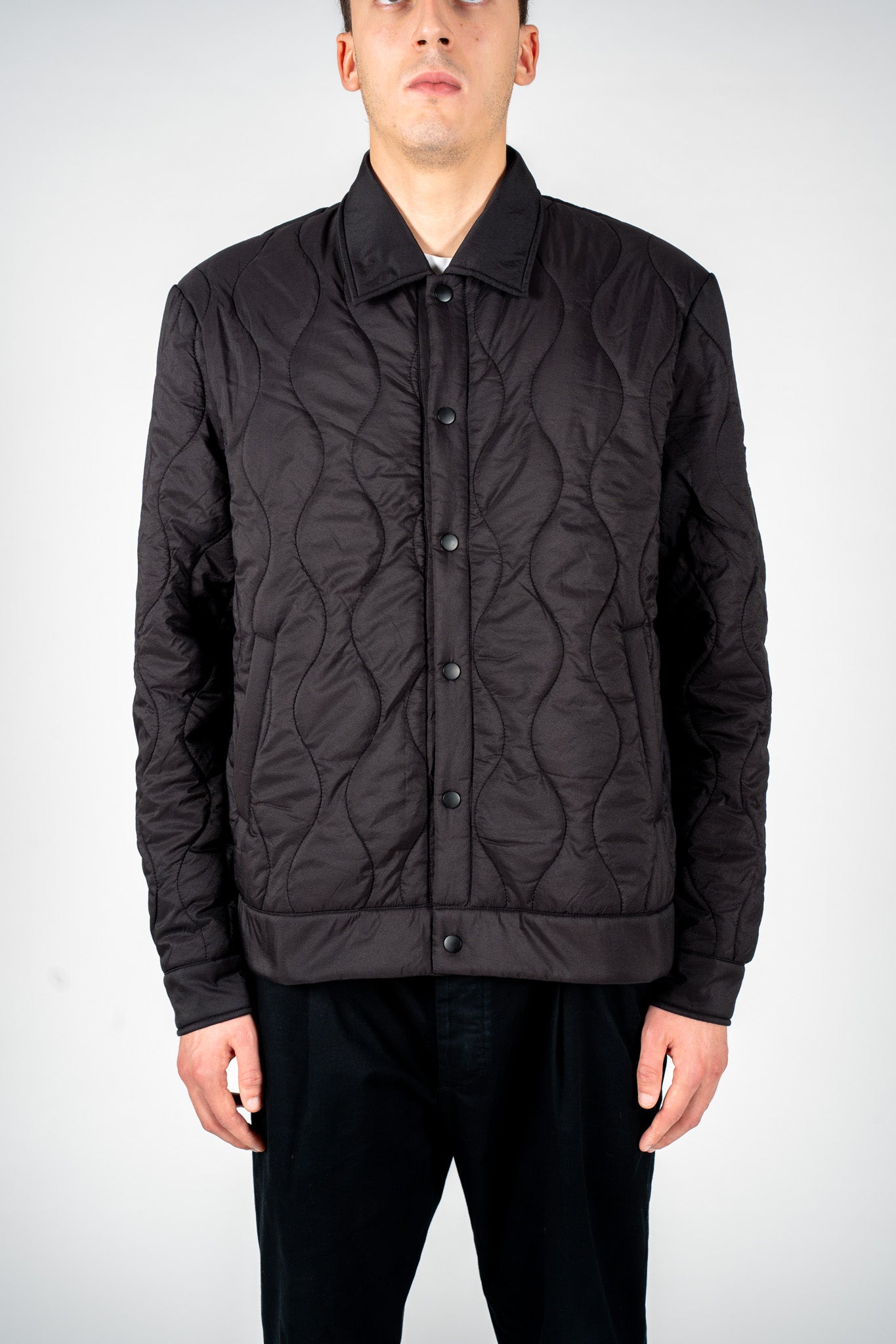 Giacca trapuntata nera