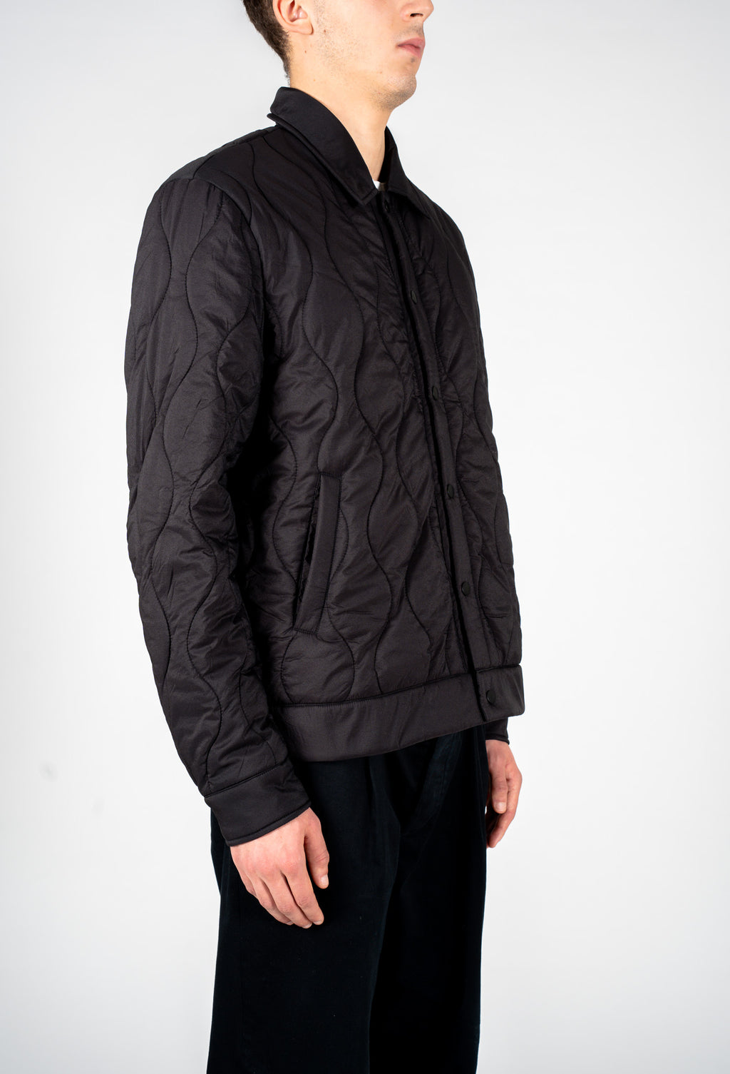Giacca trapuntata nera