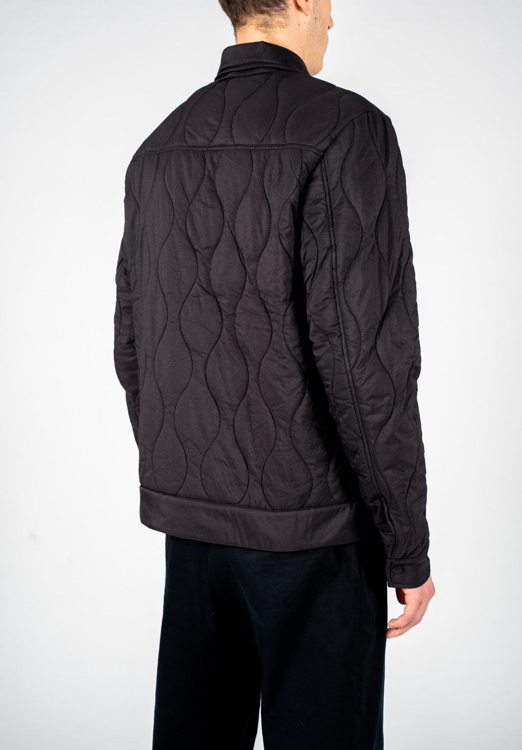 Giacca trapuntata nera