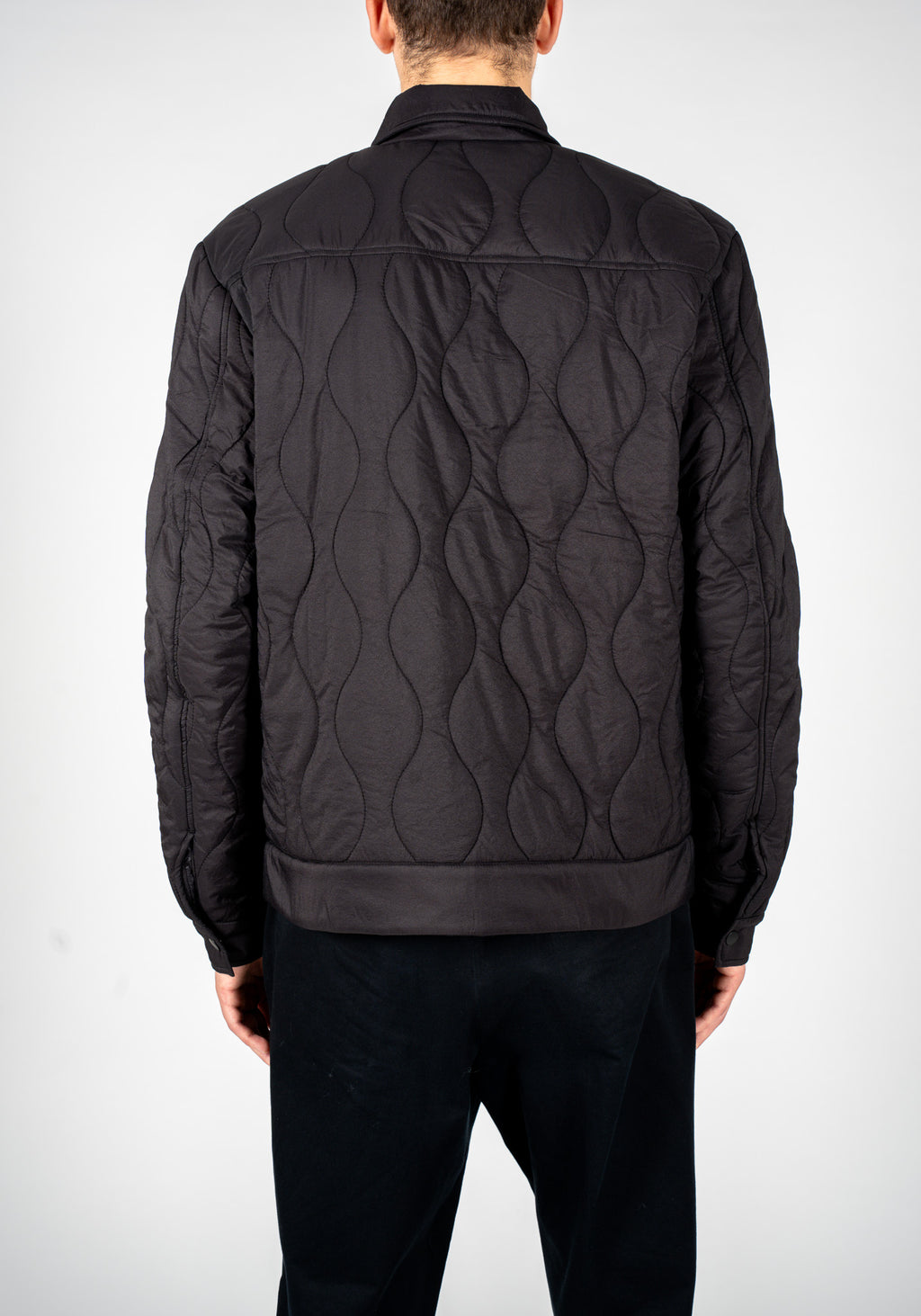 Giacca trapuntata nera