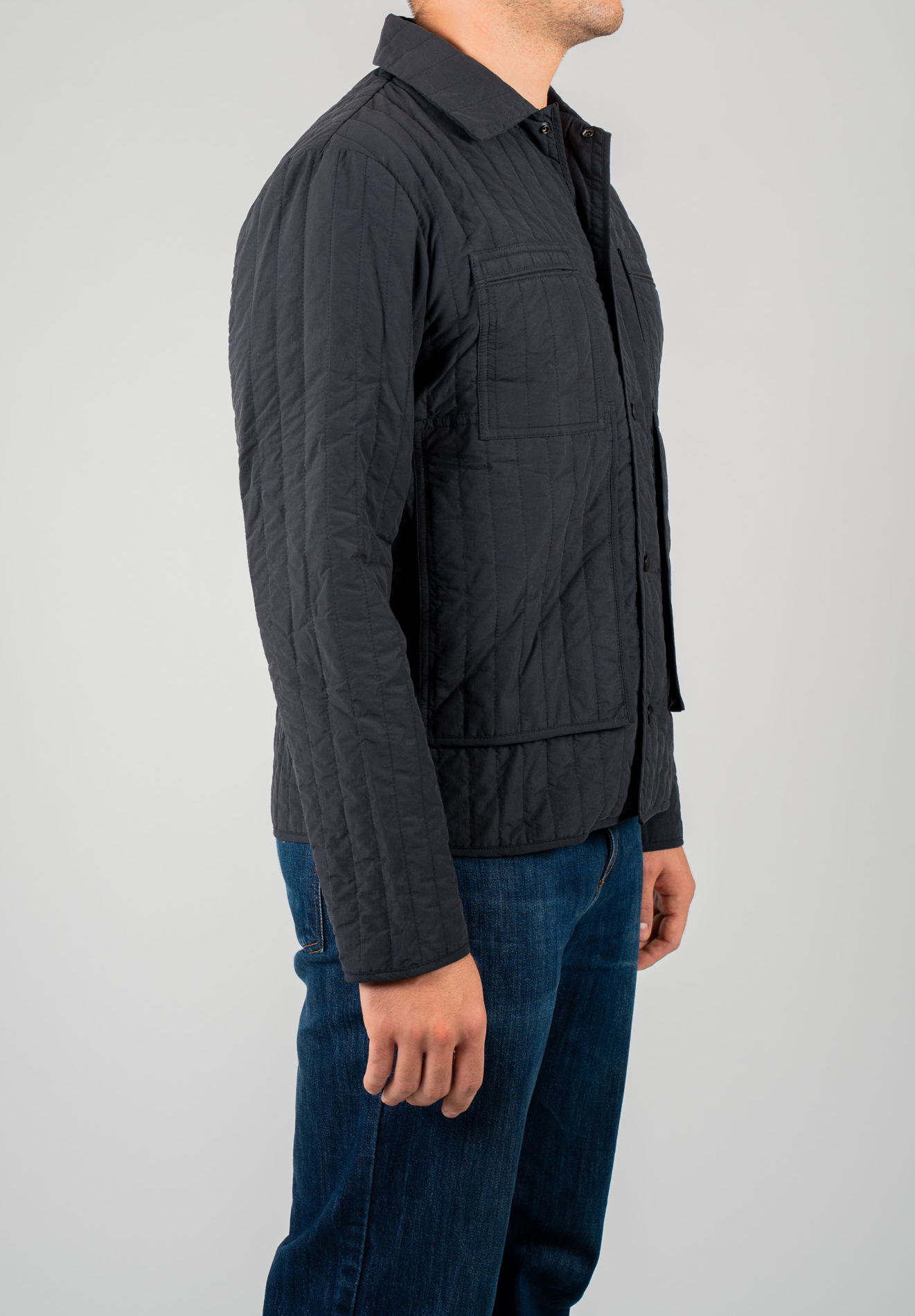 Giacca trapuntata leggera navy