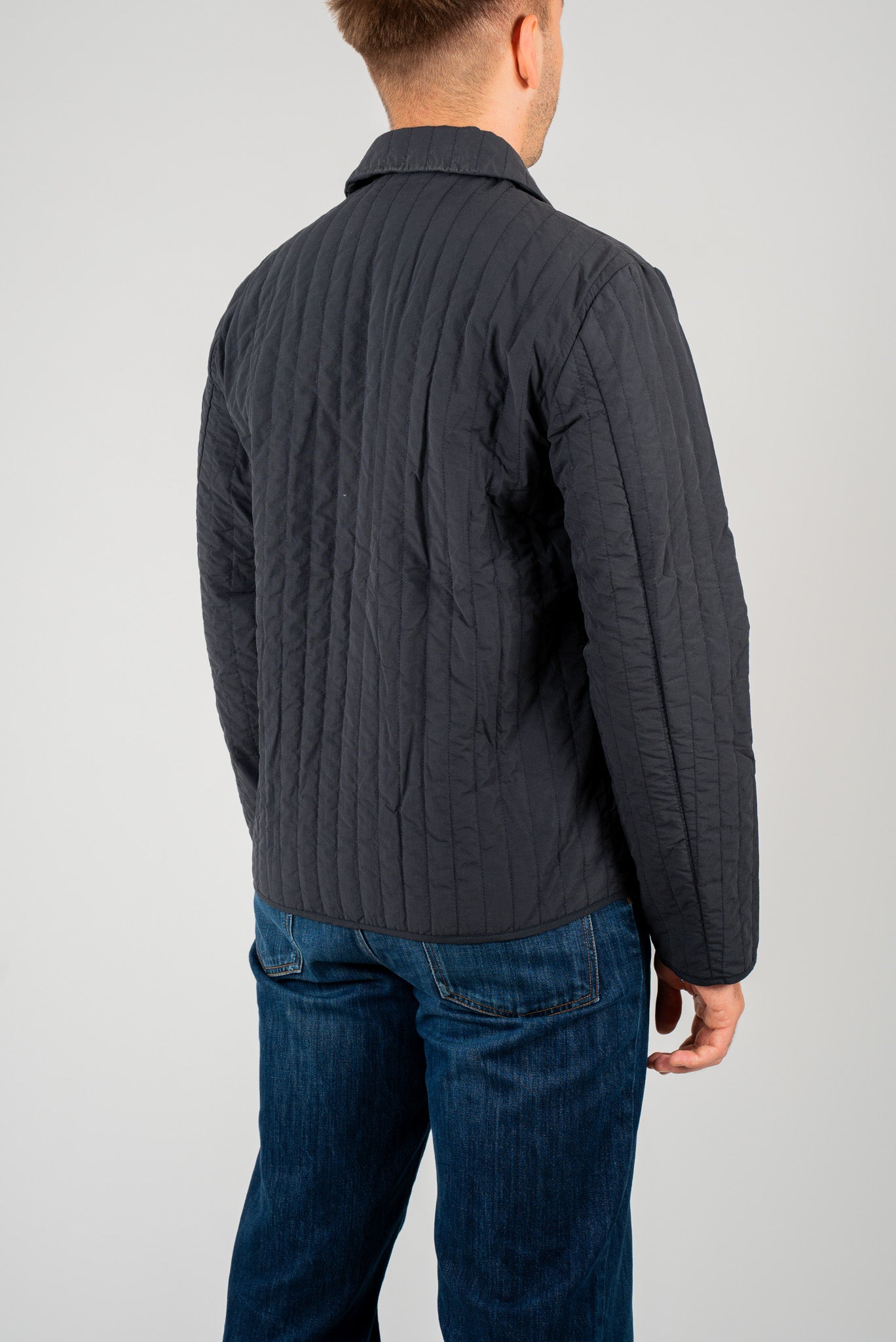 Giacca trapuntata leggera navy