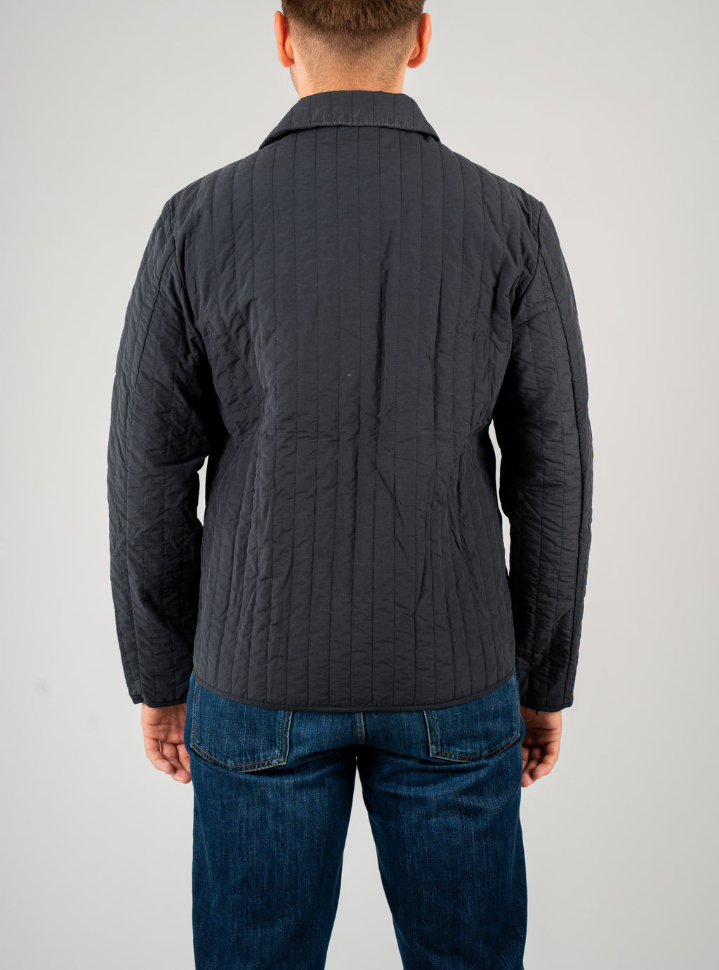 Giacca trapuntata leggera navy