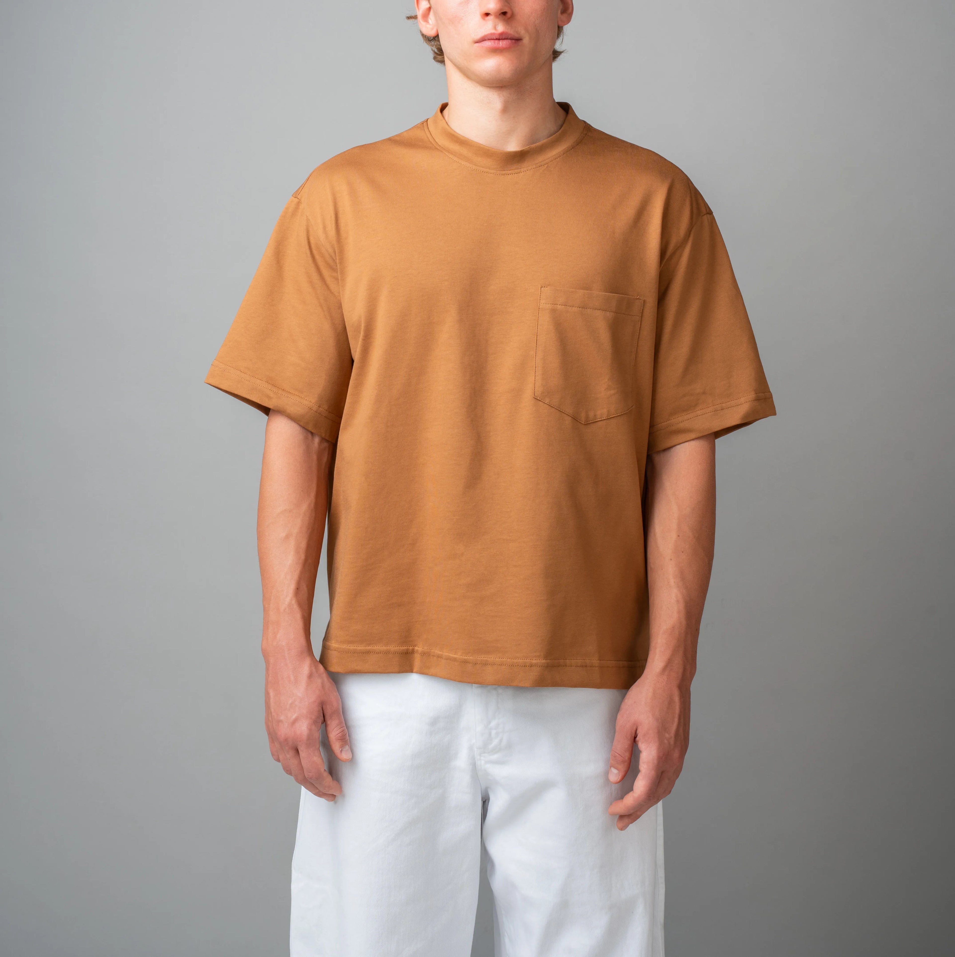 Cropped T-shirt - Marrone