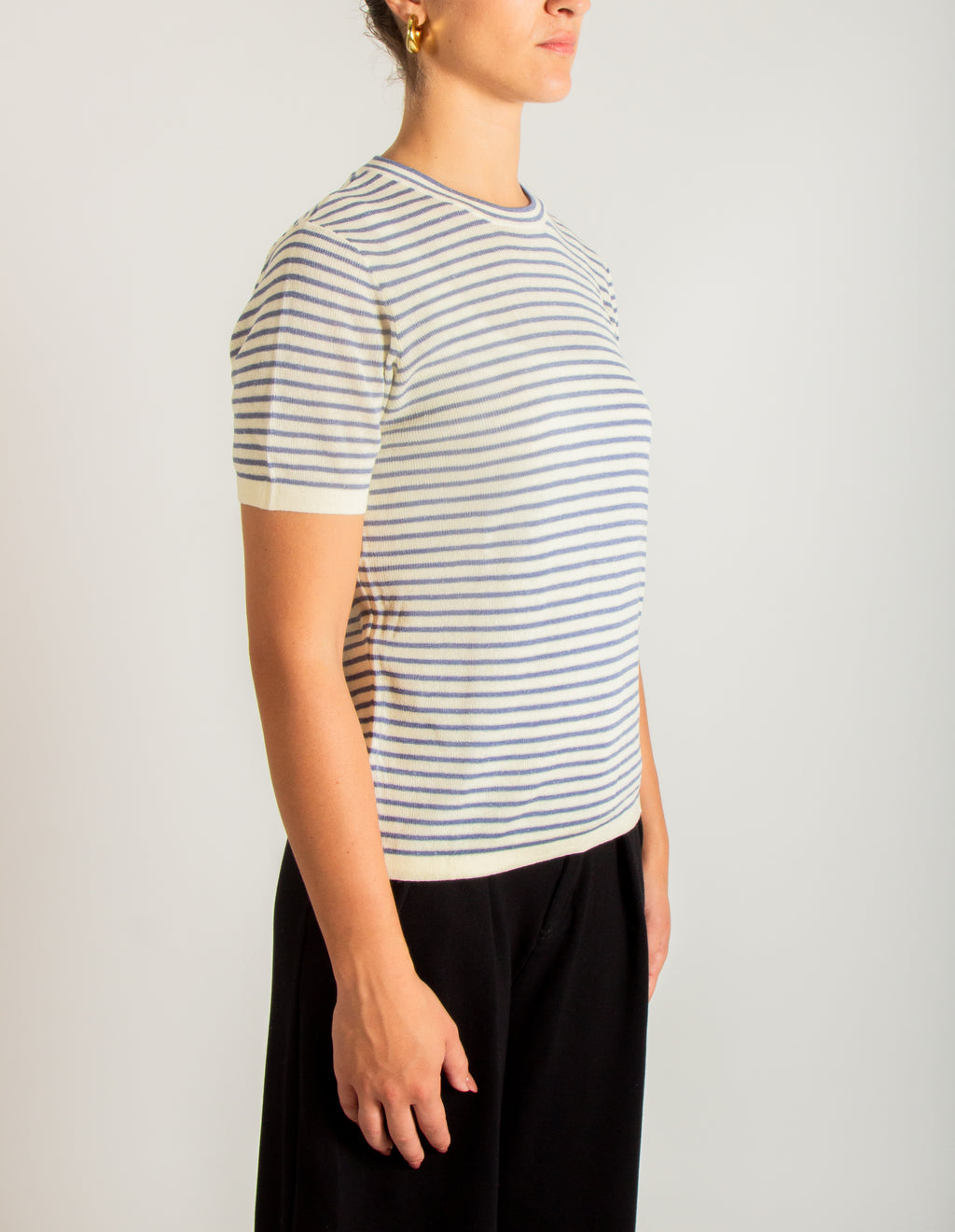 Maglia maniche corte a righe