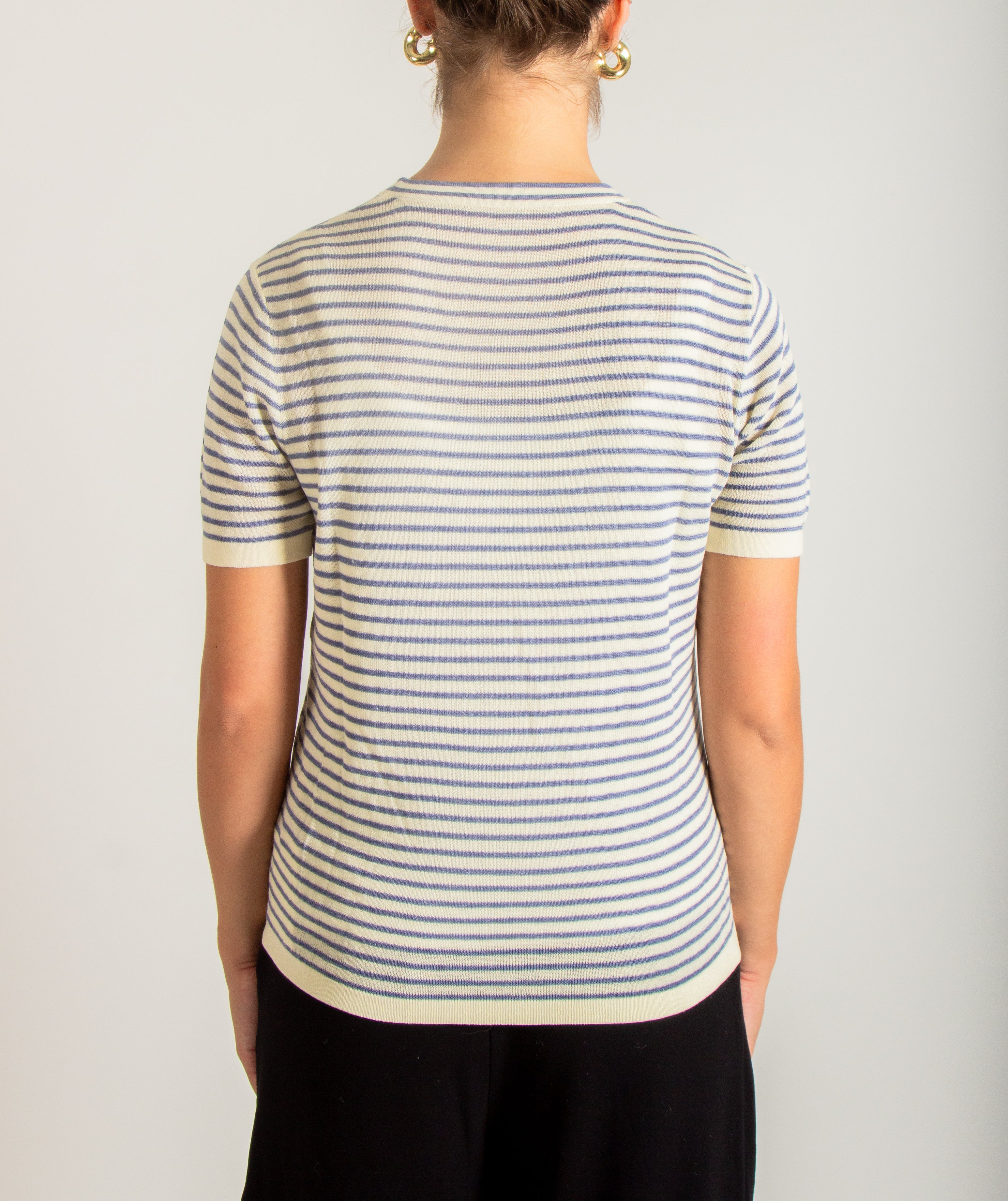 Maglia maniche corte a righe