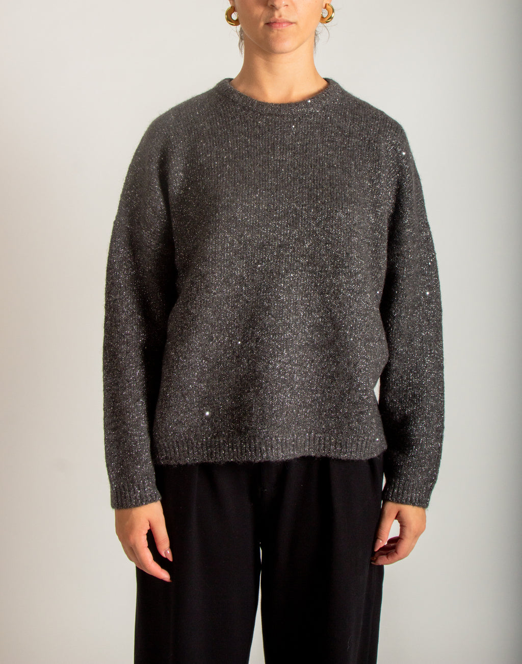 Maglia con filato lurex