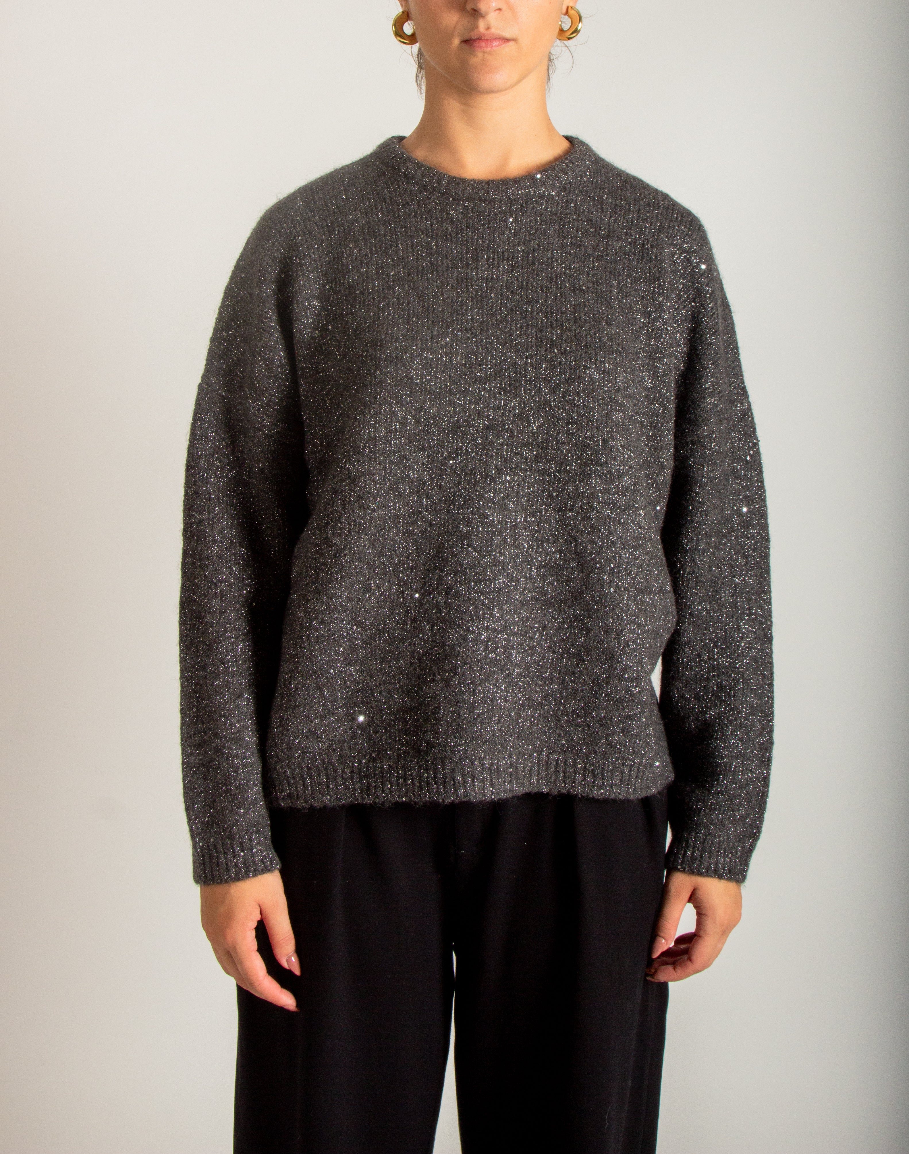 Maglia con filato lurex