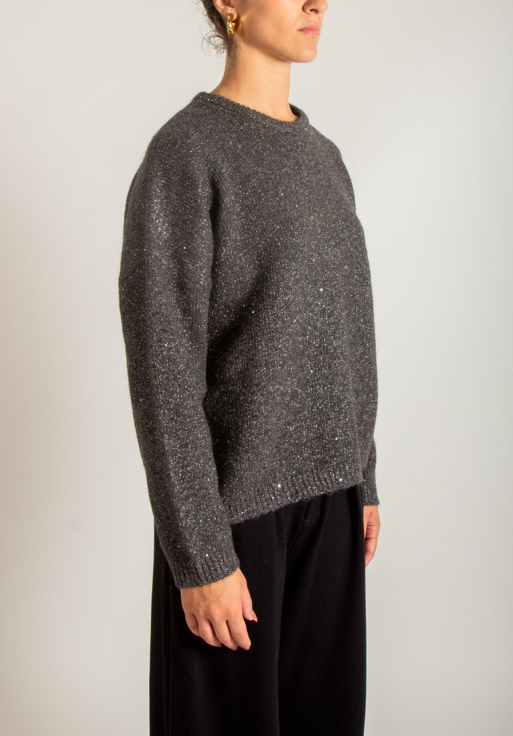 Maglia con filato lurex