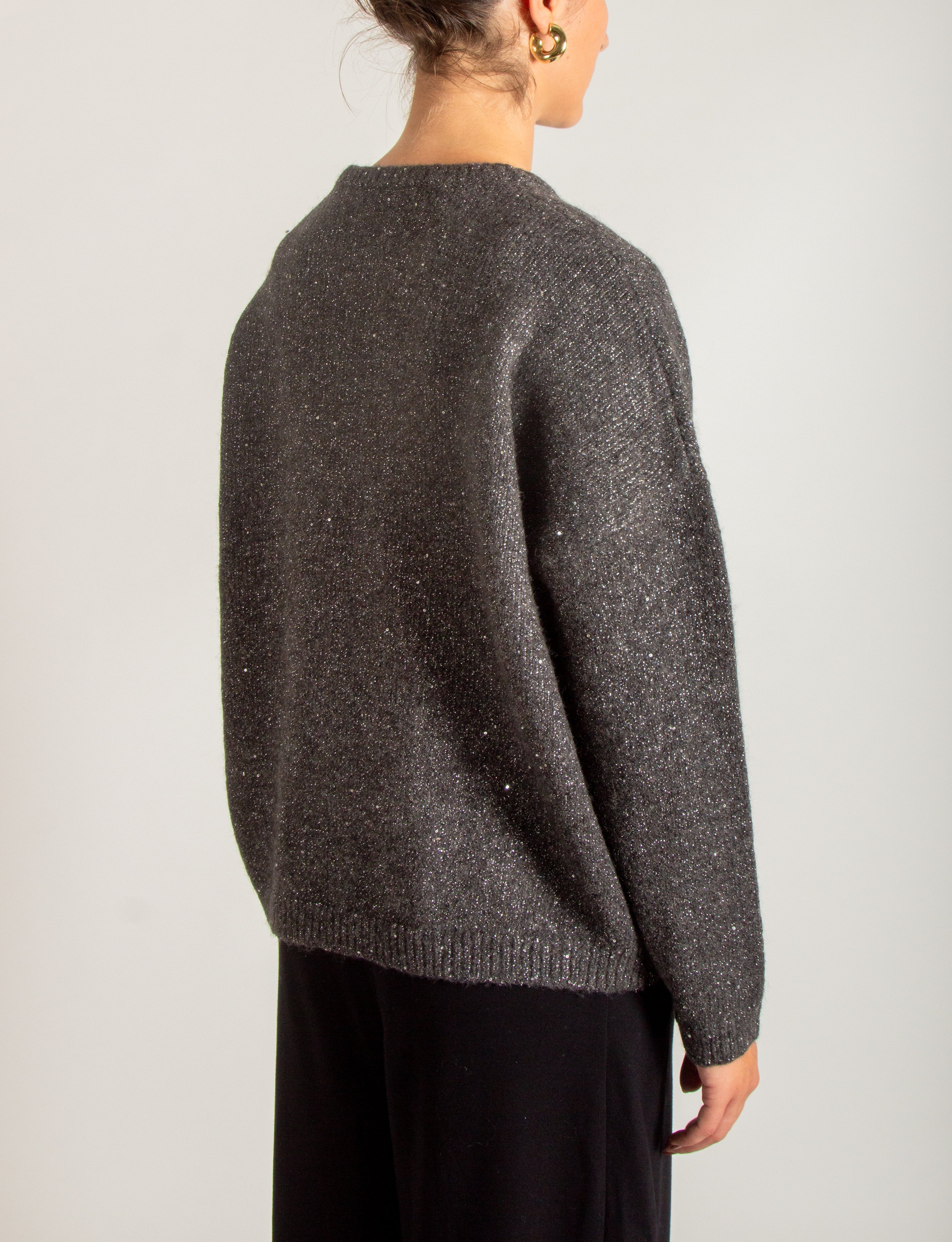 Maglia con filato lurex