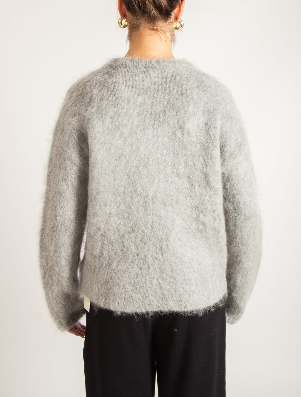 Maglione girocollo mohair