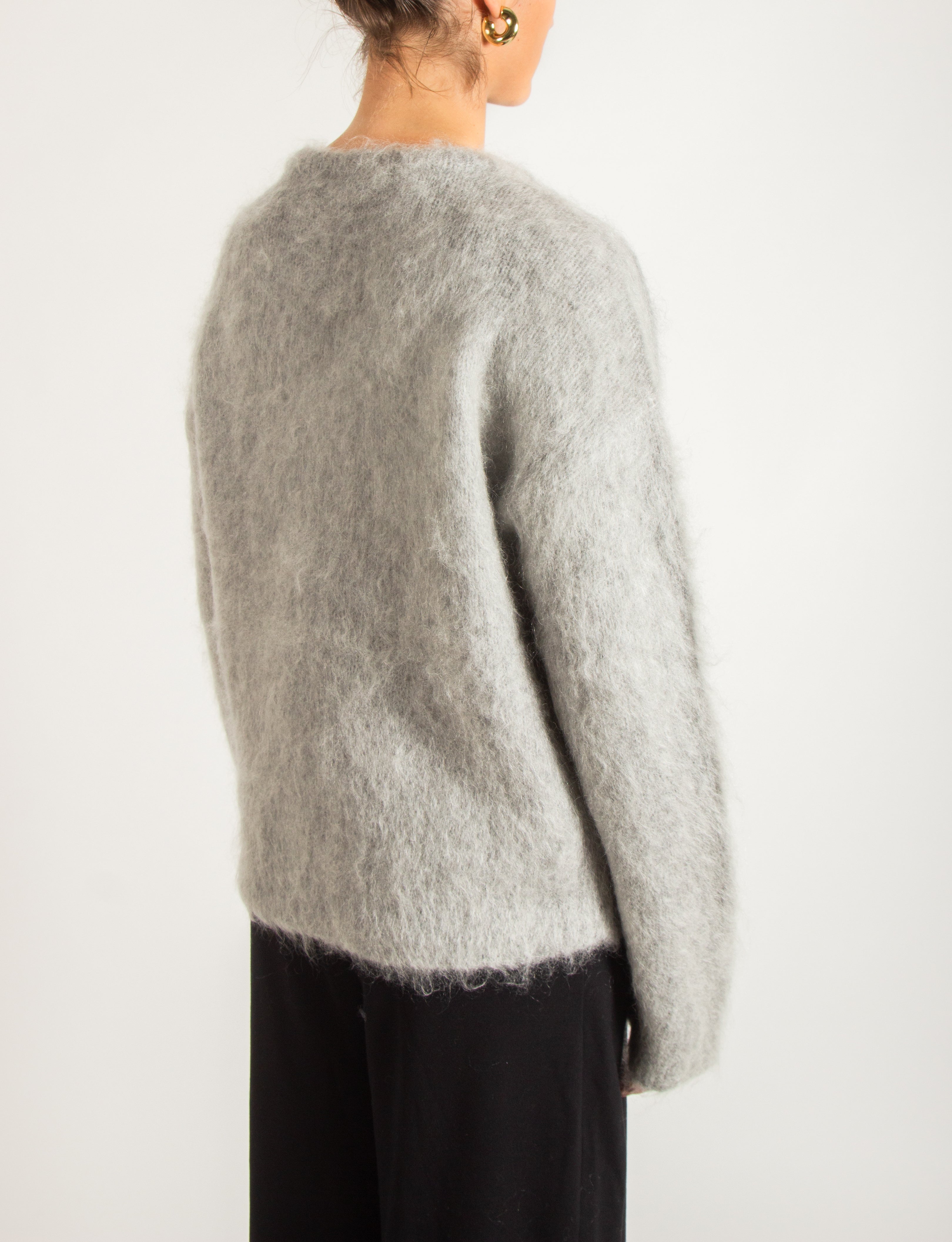 Maglione girocollo mohair