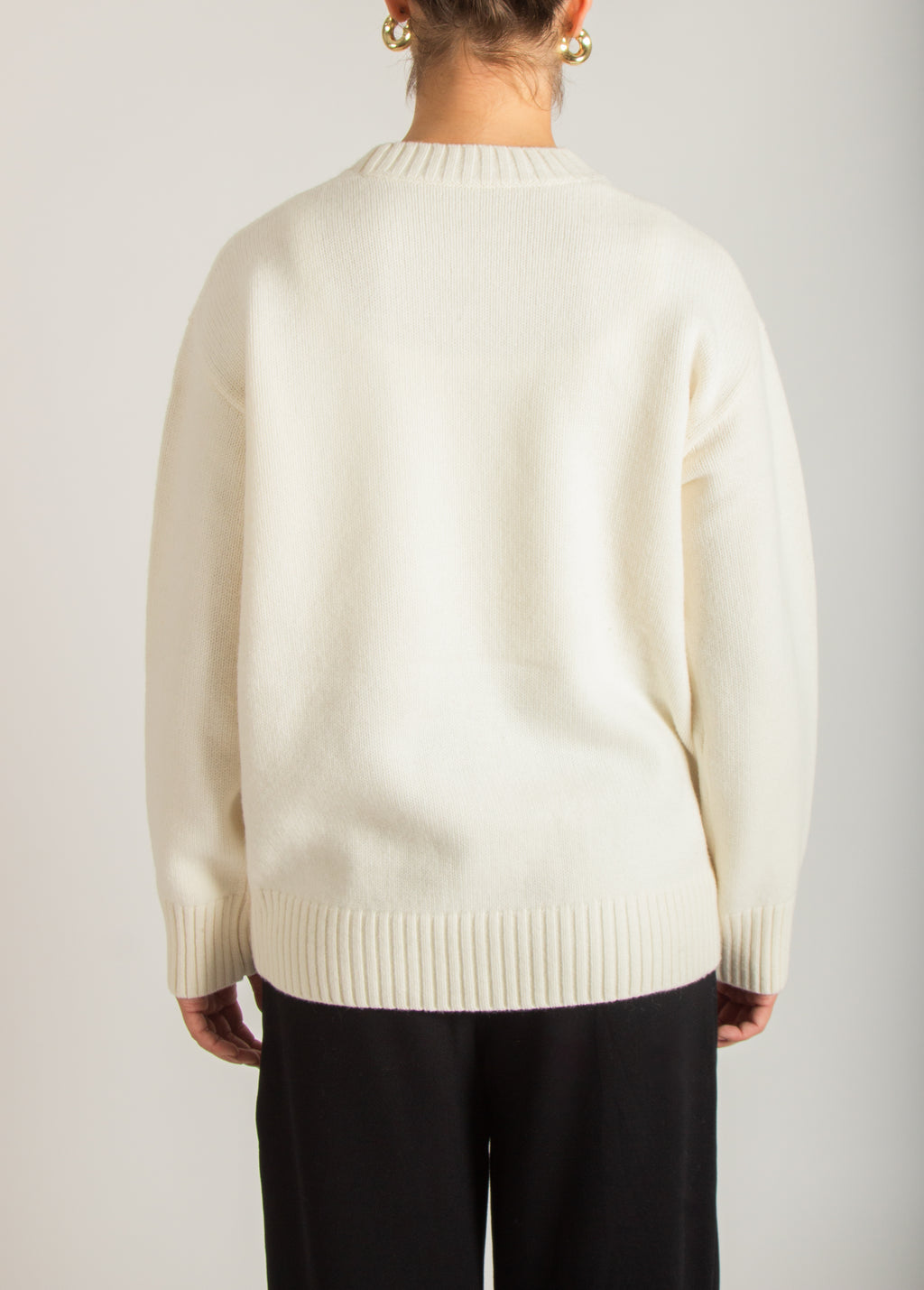 Maglione disegno intarsio