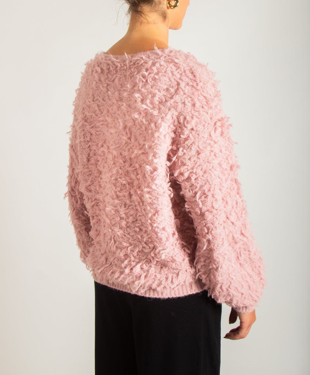 Maglione girocollo bouclé