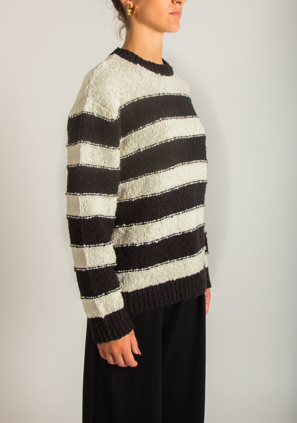 Maglia girocollo cotone invernale