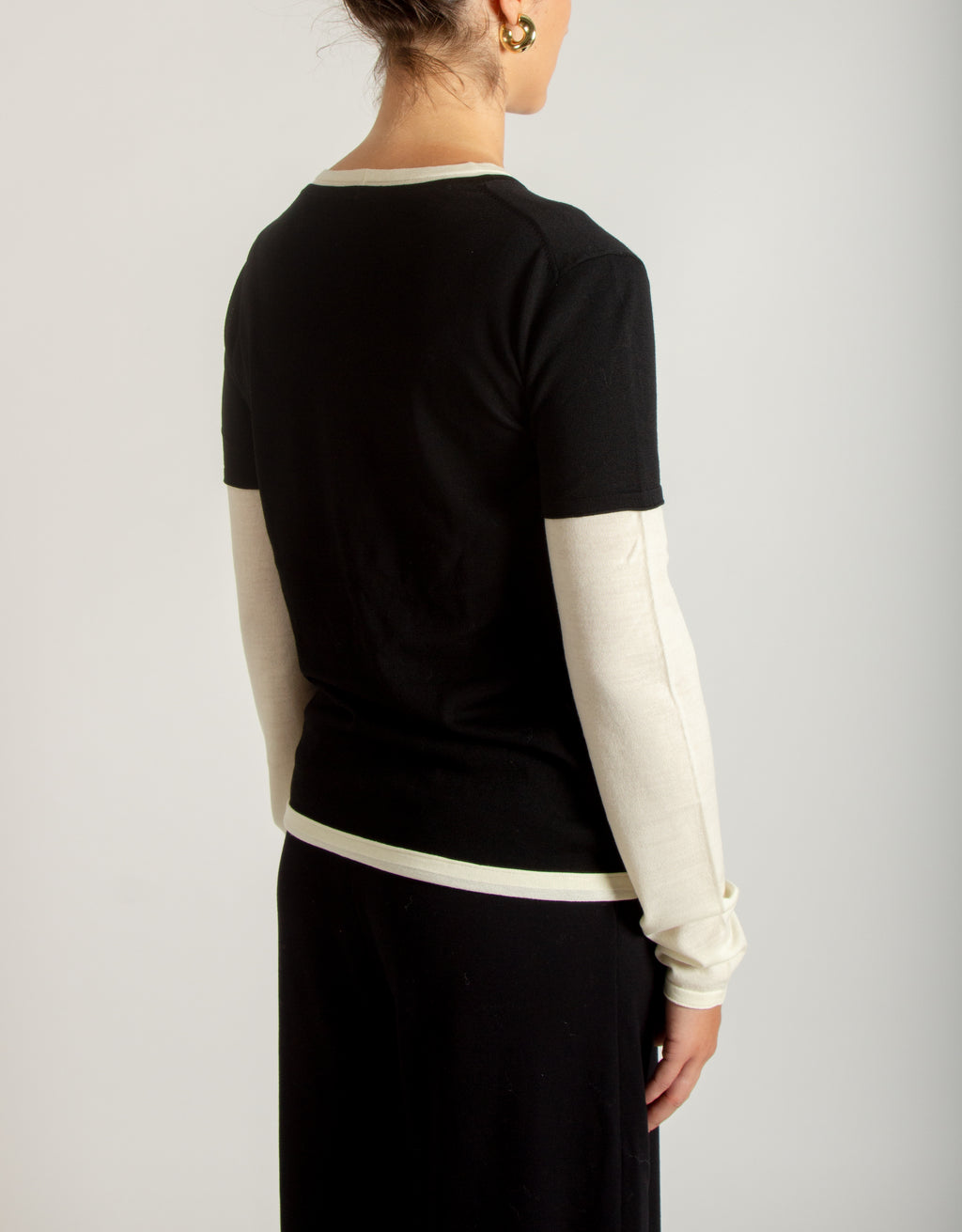 Maglia effetto doppio