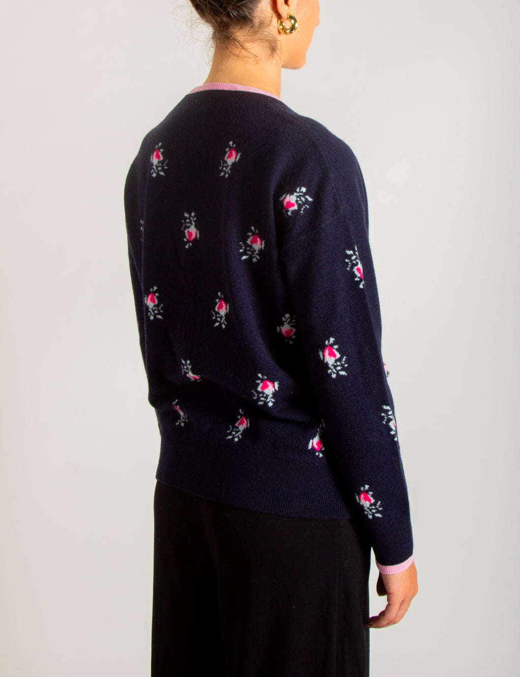 Cardigan motivi floreali