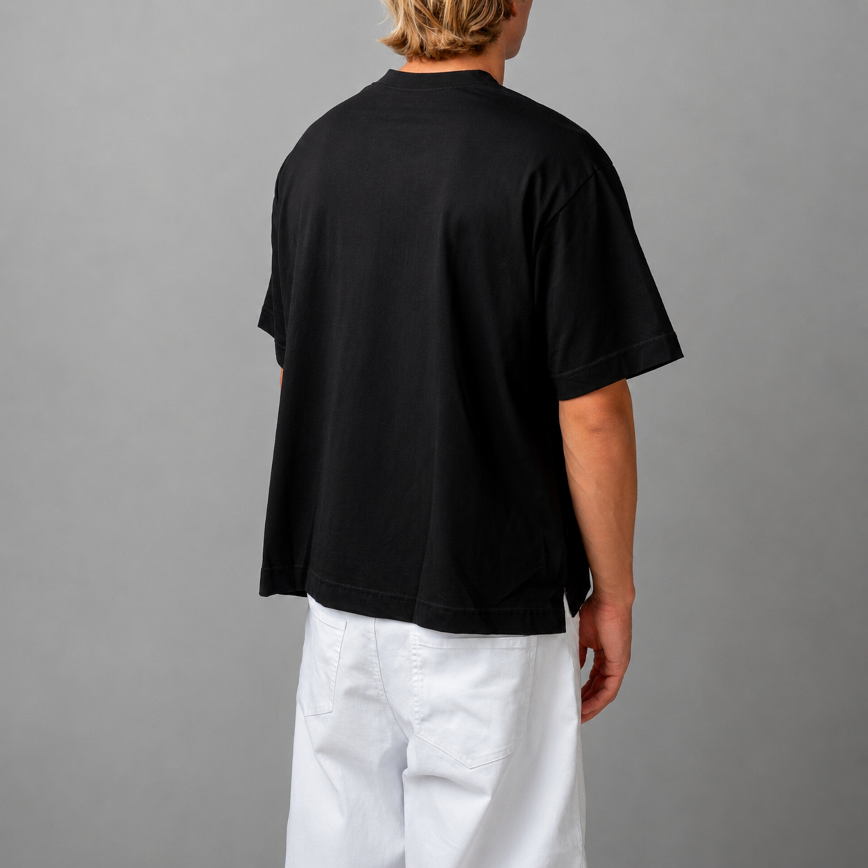 Cropped T-shirt - Nero