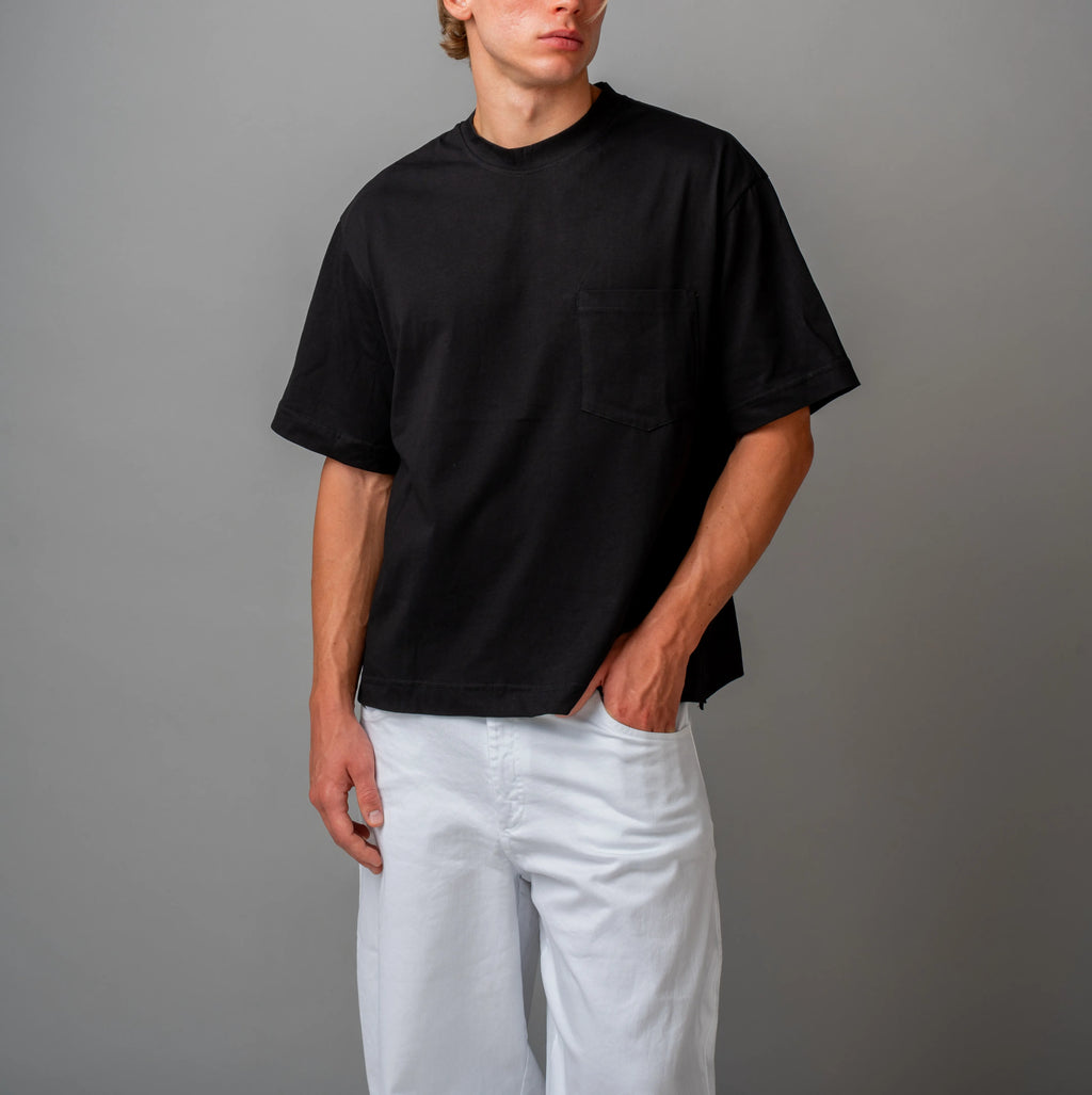 Cropped T-shirt - Nero