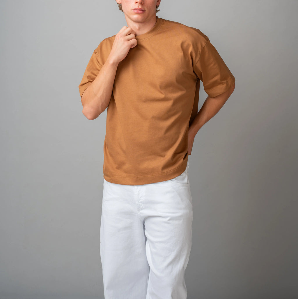 Over T-shirt - Marrone